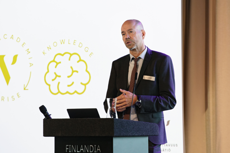 Lauri Oksanen, Chairman of the Board, the Finnish Research Impact Foundation.